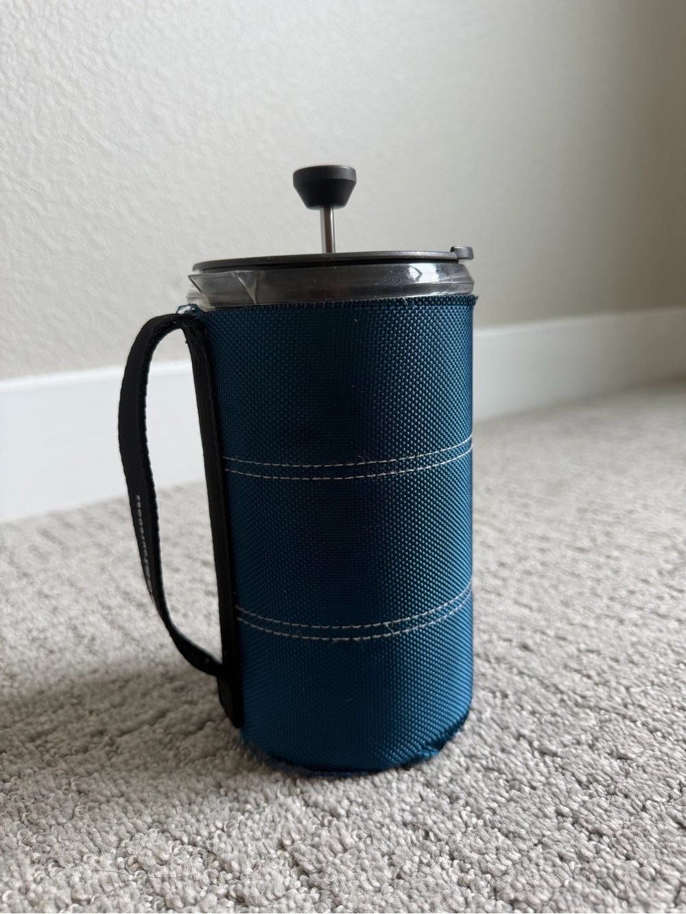 Blue Portable French Press Coffee Maker from REI